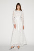 MAURENE DRESS WHITE EMBROIERED TULLE