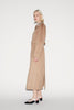 LEONORA COAT CAMEL WOOL SILK COATING
