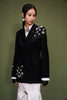 ATLAS JACKET BLACK EMBELLISHED WOOL TAILORING