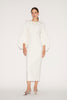 SONDRA MIDI DRESS WHITE EMBELLISHED SABLE'
