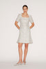 KATHLEEN DRESS BLUE TWEED