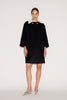 JEFFREY OPERA COAT BLACK WOOL