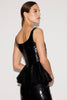 ETTA TOP BLACK SEQUINS