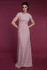 TYRA GOWN LILAC PINK EMBELLISHED CREPE