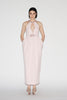 HARLEE DRESS PINK EMBROIDERED CREPE *PREORDER*