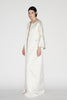 HALO COAT IVORY EMBROIDERED DUCHESSE *PREORDER*