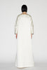 HALO COAT IVORY EMBROIDERED DUCHESSE *PREORDER*