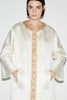 HALO COAT IVORY EMBROIDERED DUCHESSE *PREORDER*