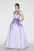 ESTELLA GOWN PURPLE EMBROIDERED DUCHESSE *PREORDER*