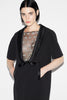 NORI DRESS BLACK EMBROIDERED CREPE *PREORDER*