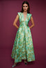 KYLE DRESS JADE JACQUARD