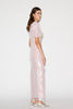 MYRNA DRESS PINK EMBROIDERED SEQUINS