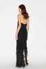 VIC GOWN BLACK SABLE