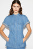 BRENDA JACKET EMBELLISHED DENIM