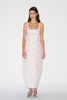 NOEMI DRESS PINK EMBROIDERED JACQUARD *PREORDER*