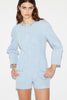 ELINA JUMPSUIT BLUE EMBROIDERED DENIM *PREORDER*