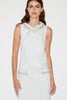 CONSUELO DRESS WHITE EMBROIDERED DENIM *PREORDER*