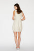 ALIVIA DRESS GOLD EMBROIDERED TWEED