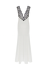 YVONNE GOWN WHITE EMBELLISHED LACE AND SATIN