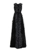 BEAU GOWN BLACK ORGANZA