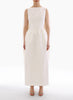 CLIO GOWN WHITE JACQUARD
