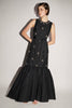 AMARICE GOWN BLACK EMBELLISHED JACQUARD