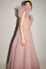 FLORIA GOWN ANTIQUE ROSE EMBROIDERED TULLE