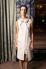 CONSUELO DRESS WHITE EMBROIDERED DENIM *PREORDER*