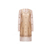 LILAH DRESS CHAMPAGNE EMBELLISHED ORGANZA