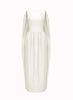 CLIO GOWN WHITE JACQUARD