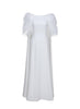 HORTENSE GOWN PURE WHITE CREPE