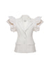 ROSITA JACKET WHITE CREPE