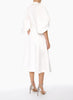 MERCER DRESS WHITE FAILLE