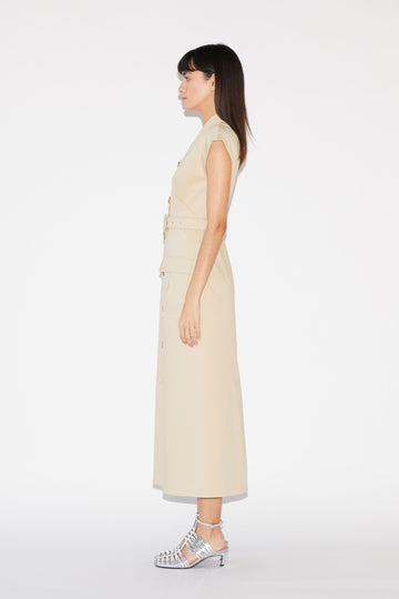 NYX DRESS COTTON CAMEL