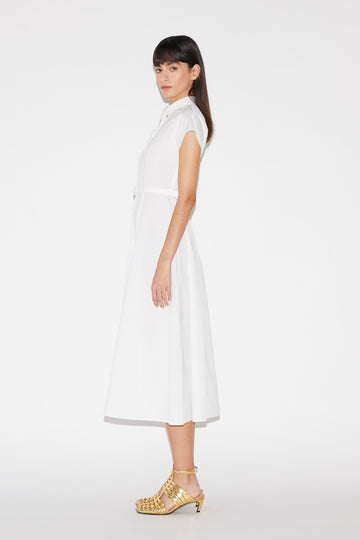 MADDALENA DRESS COTTON WHITE