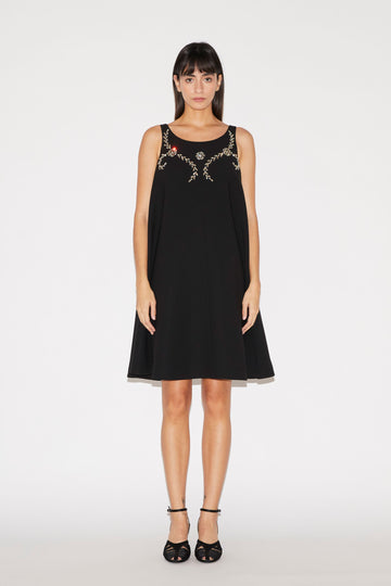 MARLO DRESS SABLE BLACK