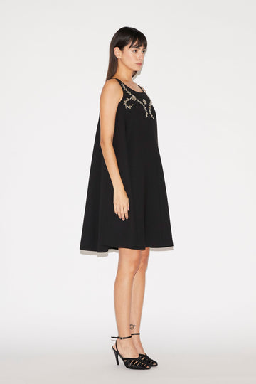 MARLO DRESS SABLE BLACK