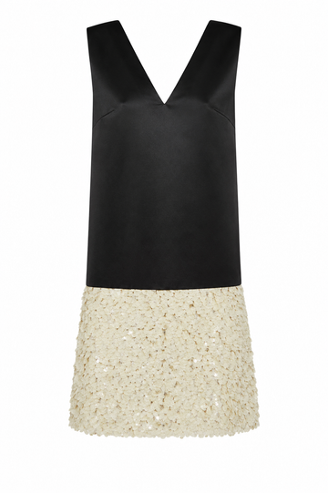 ELLIS MINI DRESS BLACK DOUCHESSE