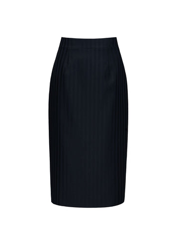 VANIA MIDI SKIRT BLACK NOVELTY TAILORING *PRE-ORDER*