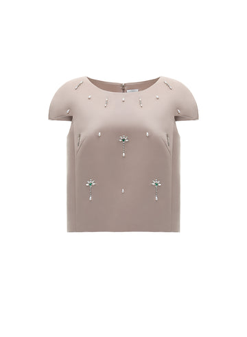 ANYA TOP PALE BROWN *PRE-ORDER*
