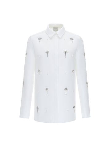 BENEDICT SHIRT JAPANESE FAILLE WHITE