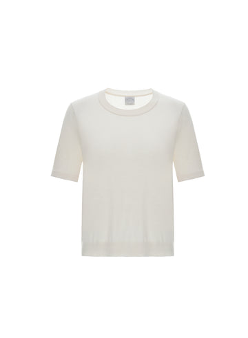 BONNIE JUMPER (W/O EMBELLISHMENT) BABY CASHMERE IVORY - COMING SOON