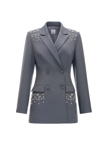 JOANNE BLAZER GREY TAILORING *PRE-ORDER*