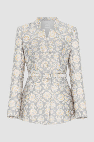KIERAN JACKET GREY JACQUARD