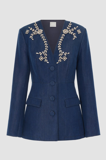 CLAY JACKET BLUE CHAMBRAY