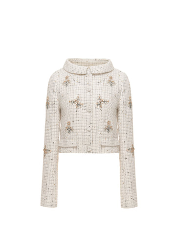 COCO JACKET WHITE TWEED
