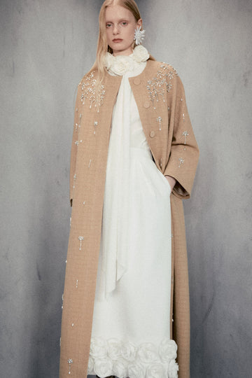 HALO COAT CAMEL LIGHTWEIGHT TWEED *PRE-ORDER*