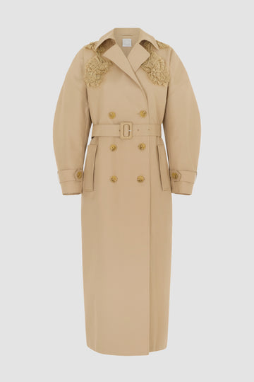 ARTHUR TRENCH COAT CAMEL COTTON GABARDINE