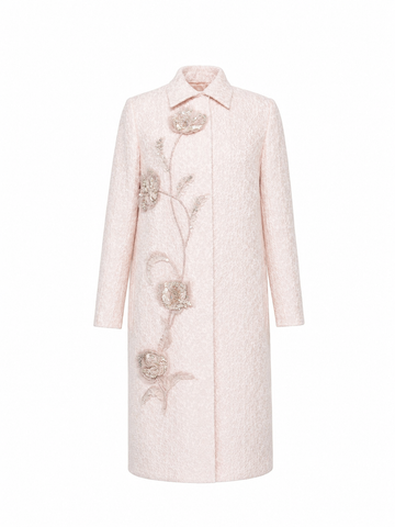GIANA COAT PINK CLOQUE
