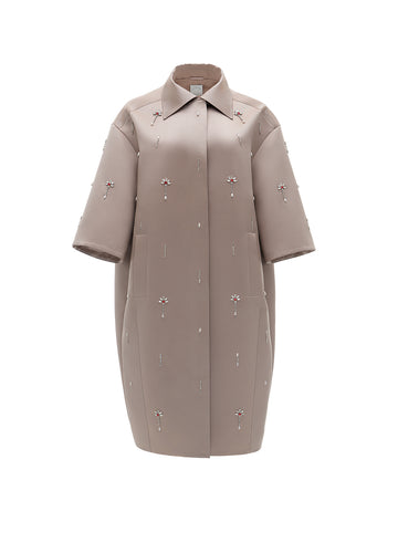 ARIA COAT PALE BROWN *PRE-ORDER*